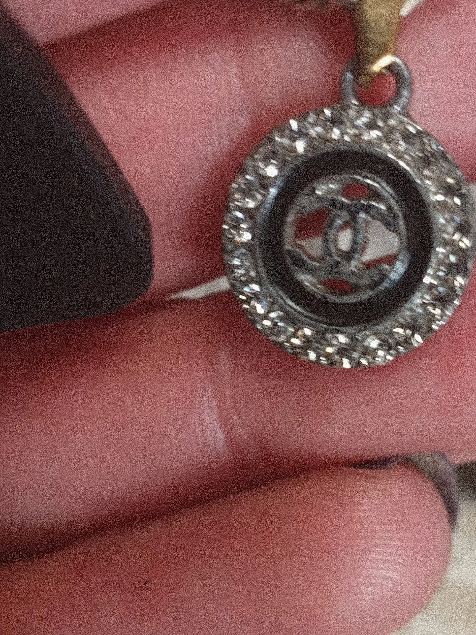 Chanel CC Charm with Crystals