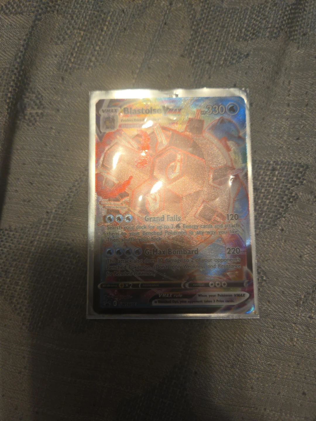 Pokemon TCG Blastoise VMAX card