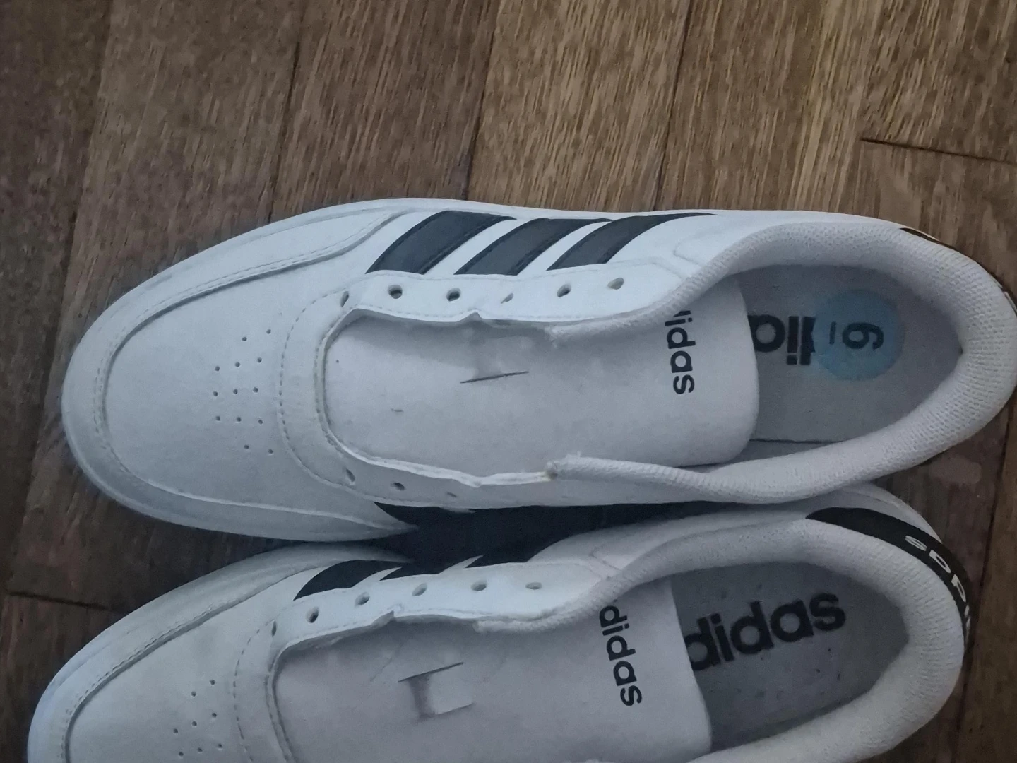 Adidas White Sneakers Size 6