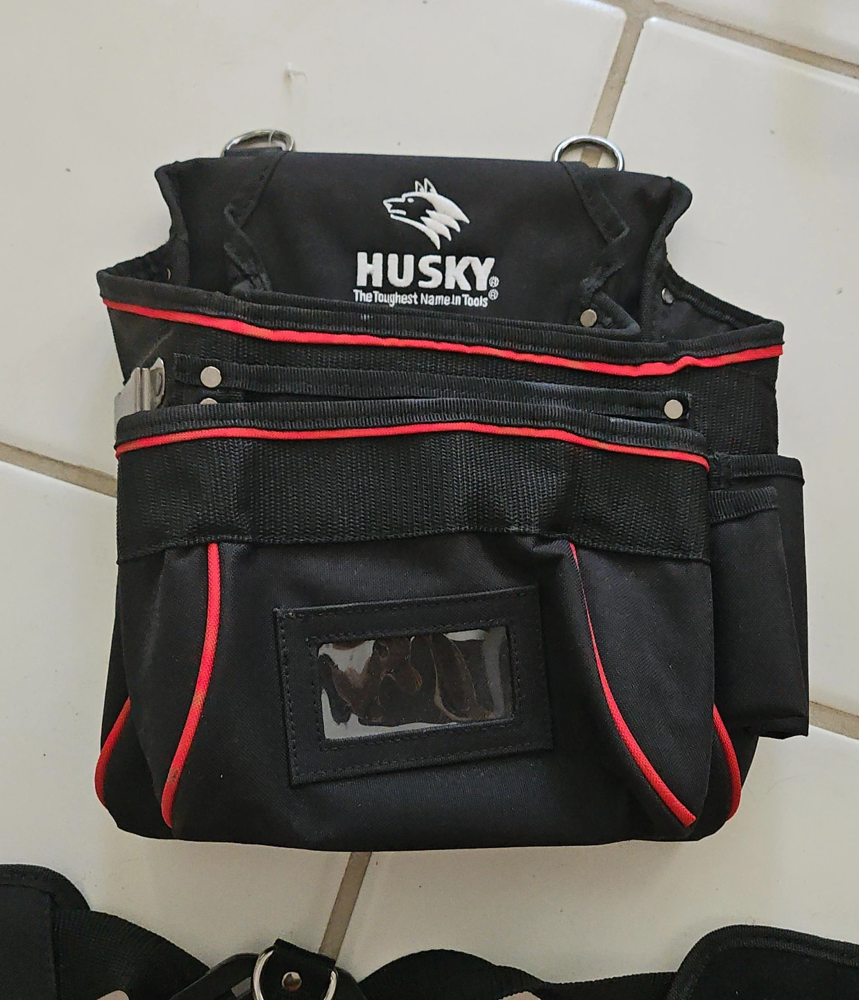 Husky Black Tool Belt Pouch