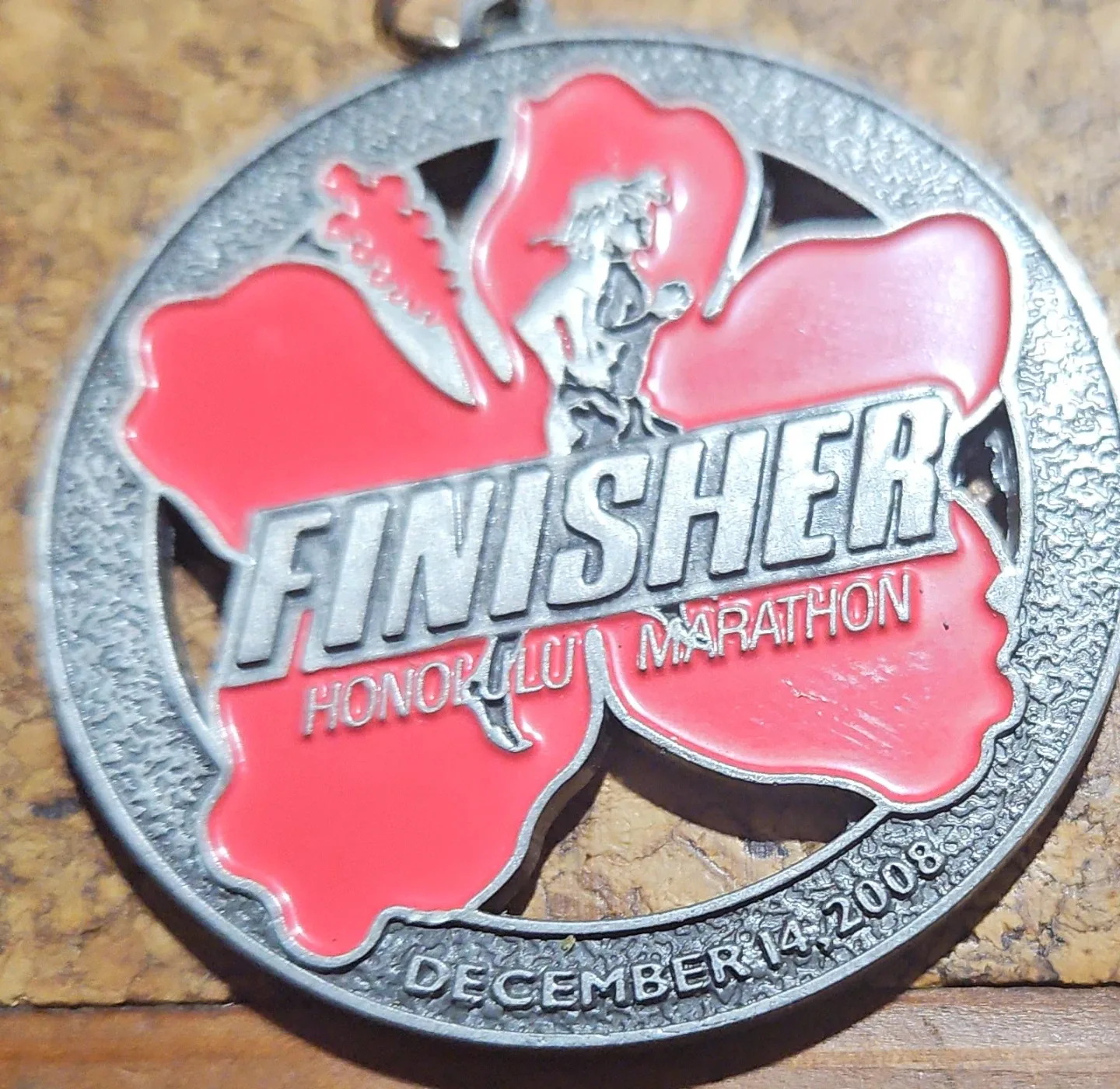 Honolulu Marathon Finisher Medal 2008