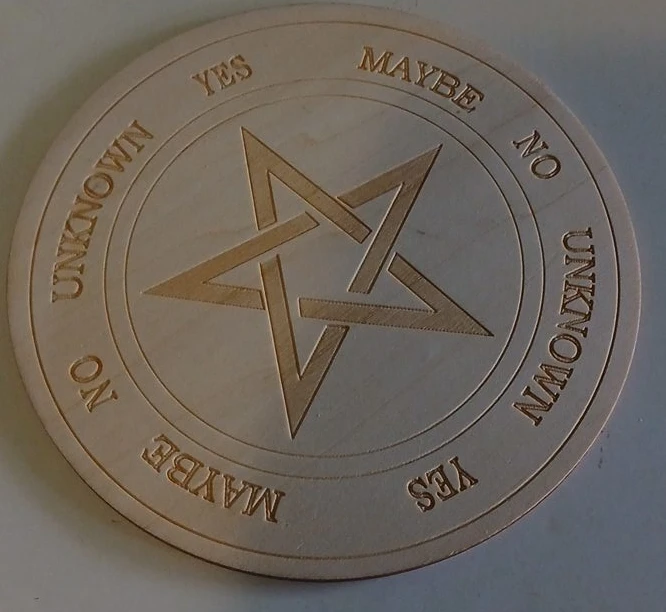 Wooden Pendulum Board - Pentacle