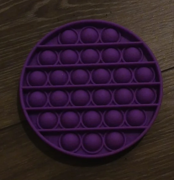 Purple Round Pop It Fidget Toy