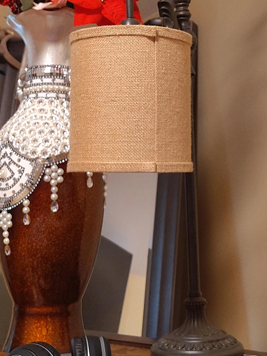 Burlap Lampshade