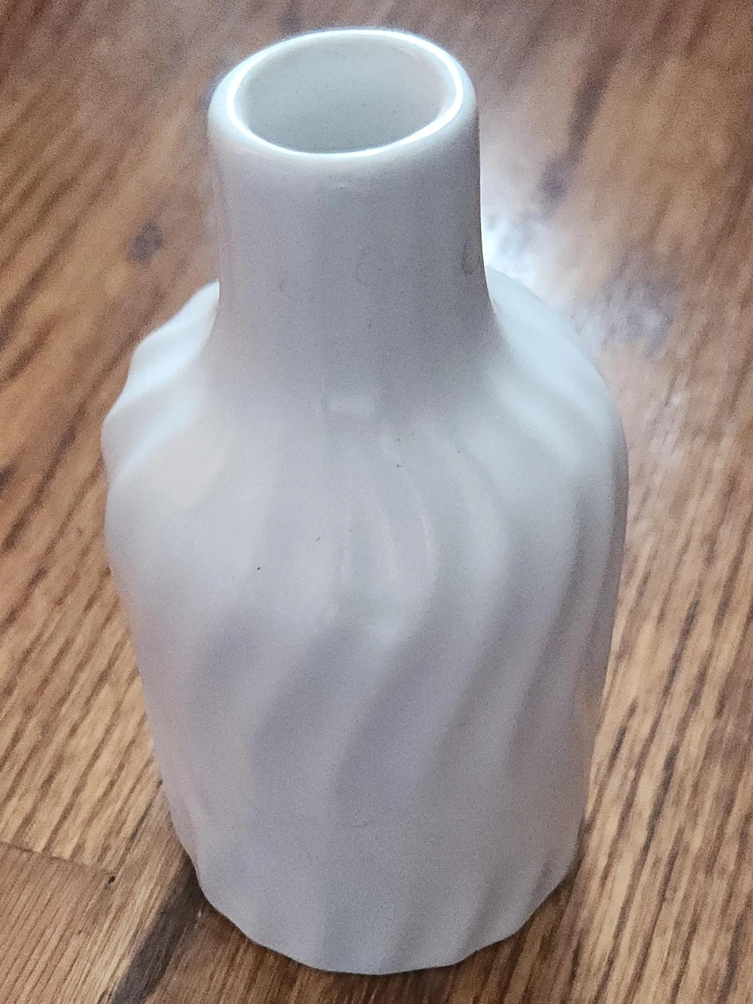 Small White Ceramic Vase
