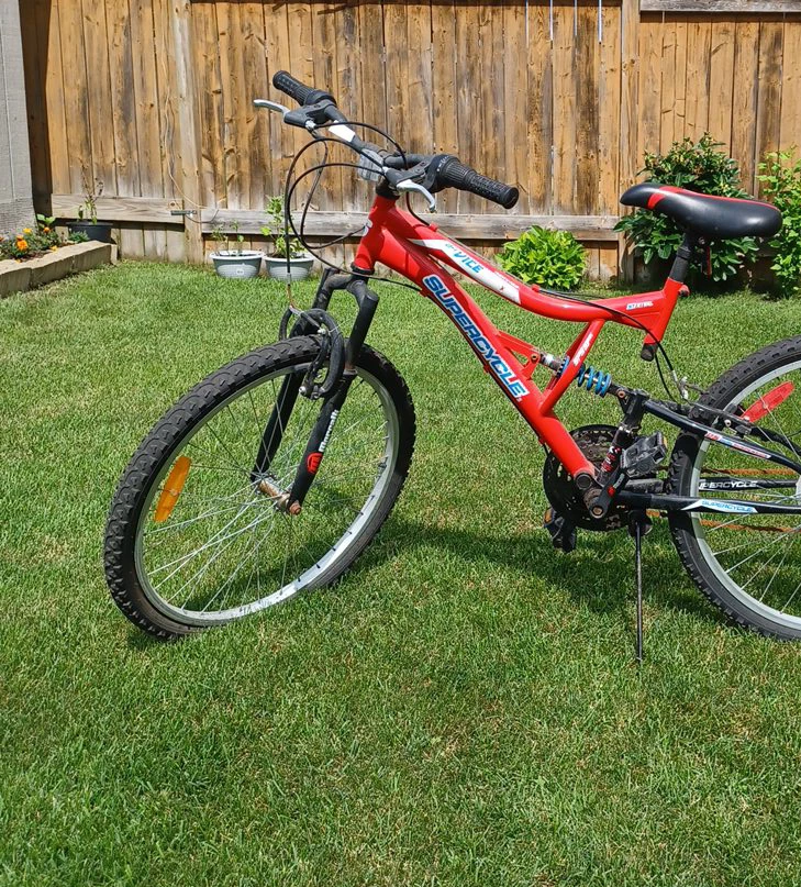 Red Supercycle Mountain Bike