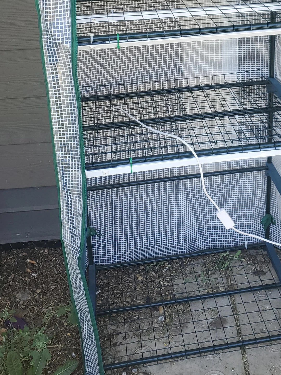 Mini Greenhouse Shelf Unit