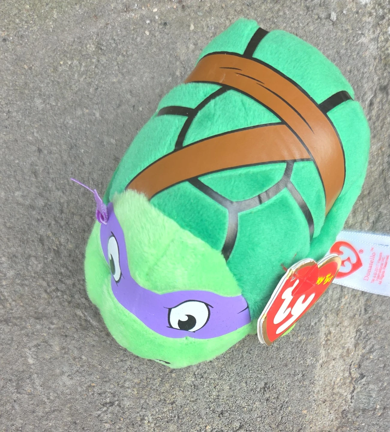 Ty Beanie Baby Donatello Teenage Mutant Ninja Turtles Plush