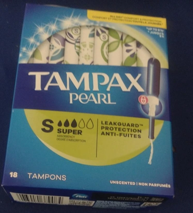 Tampax Pearl Super Absorbency Tampons - 18 Count