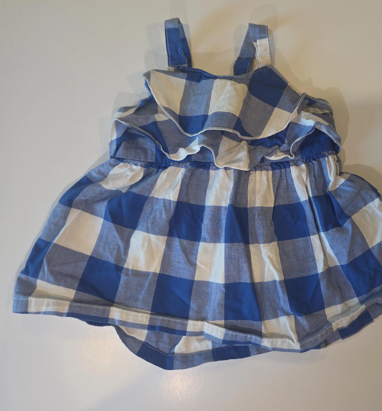 Blue and White Baby Dress