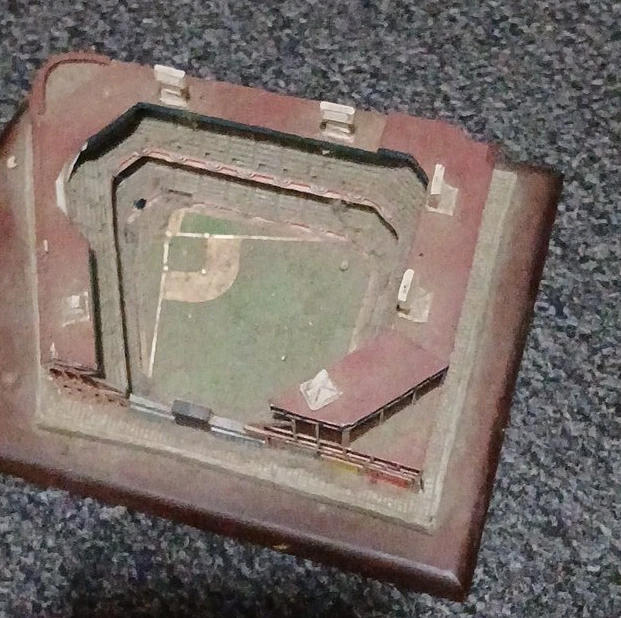 Miniature Baseball Stadium Model