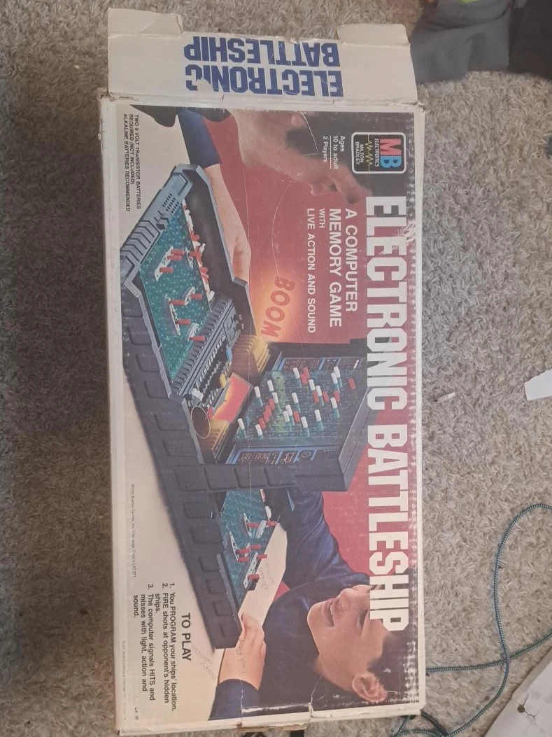 MB Electronic Battleship Computer Memory Game