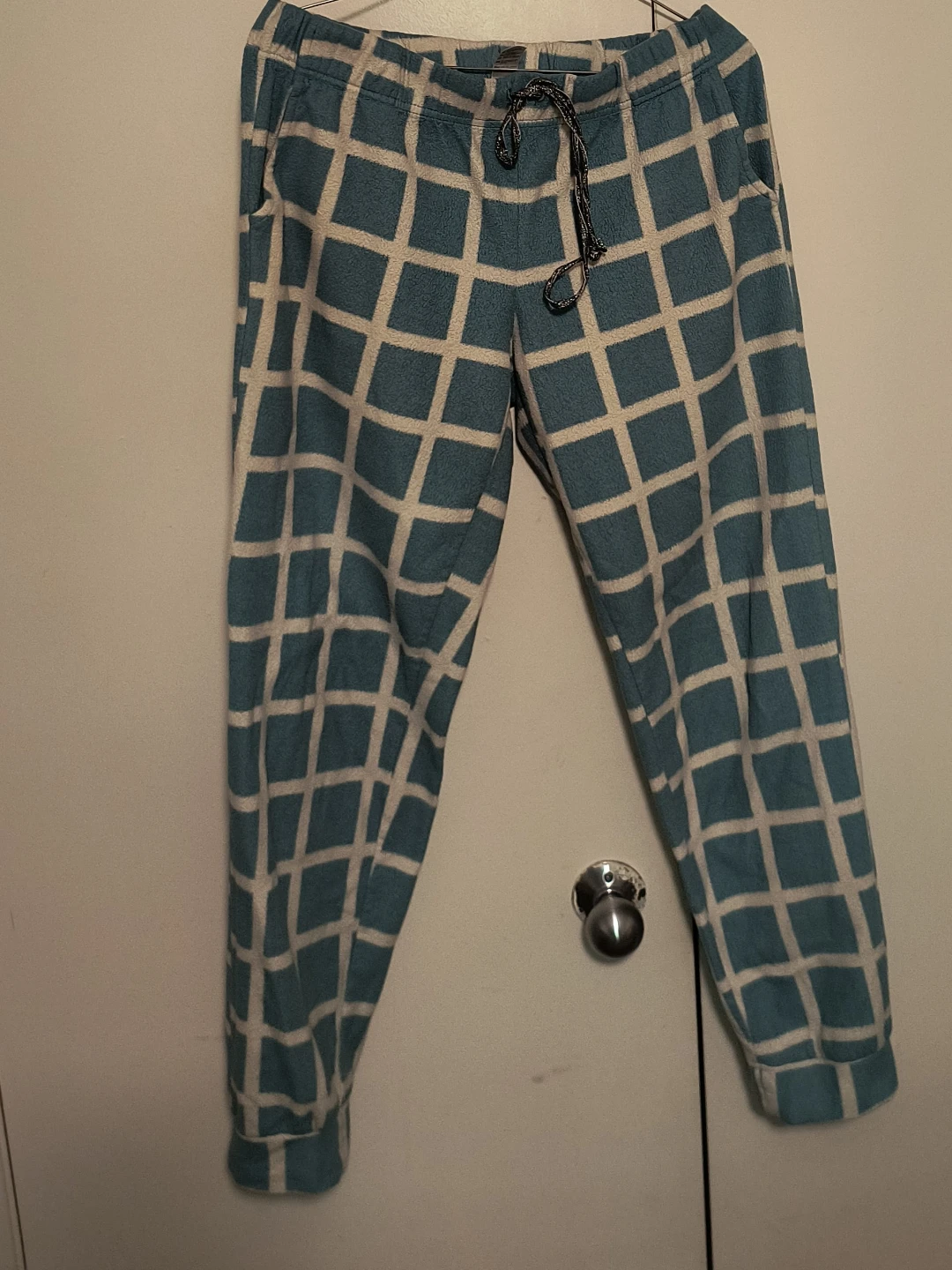 Checkered Fleece Lounge Pants (Used)