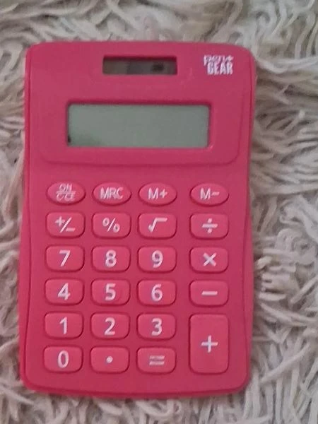 Pen+Gear Pink Calculator