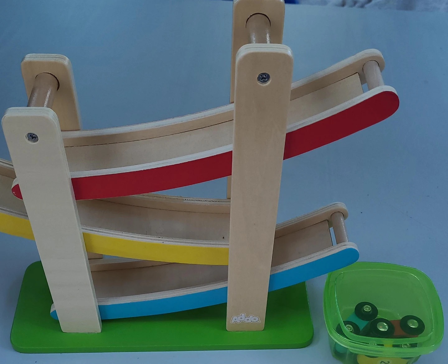 Addo Wooden Ramp Racer Track with Cars