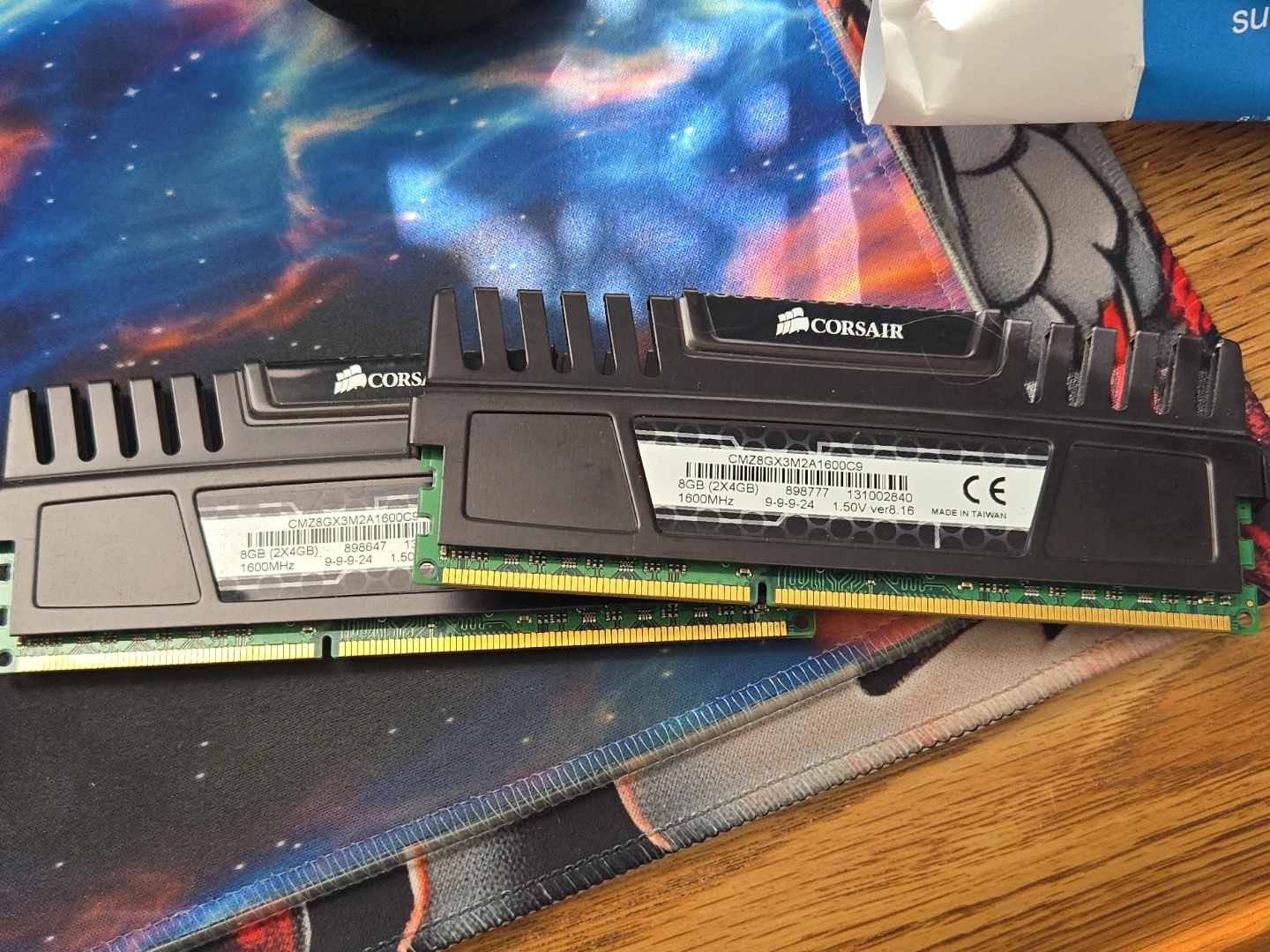 Corsair 8GB (2x4GB) DDR3 RAM 1600MHz x 2 kits