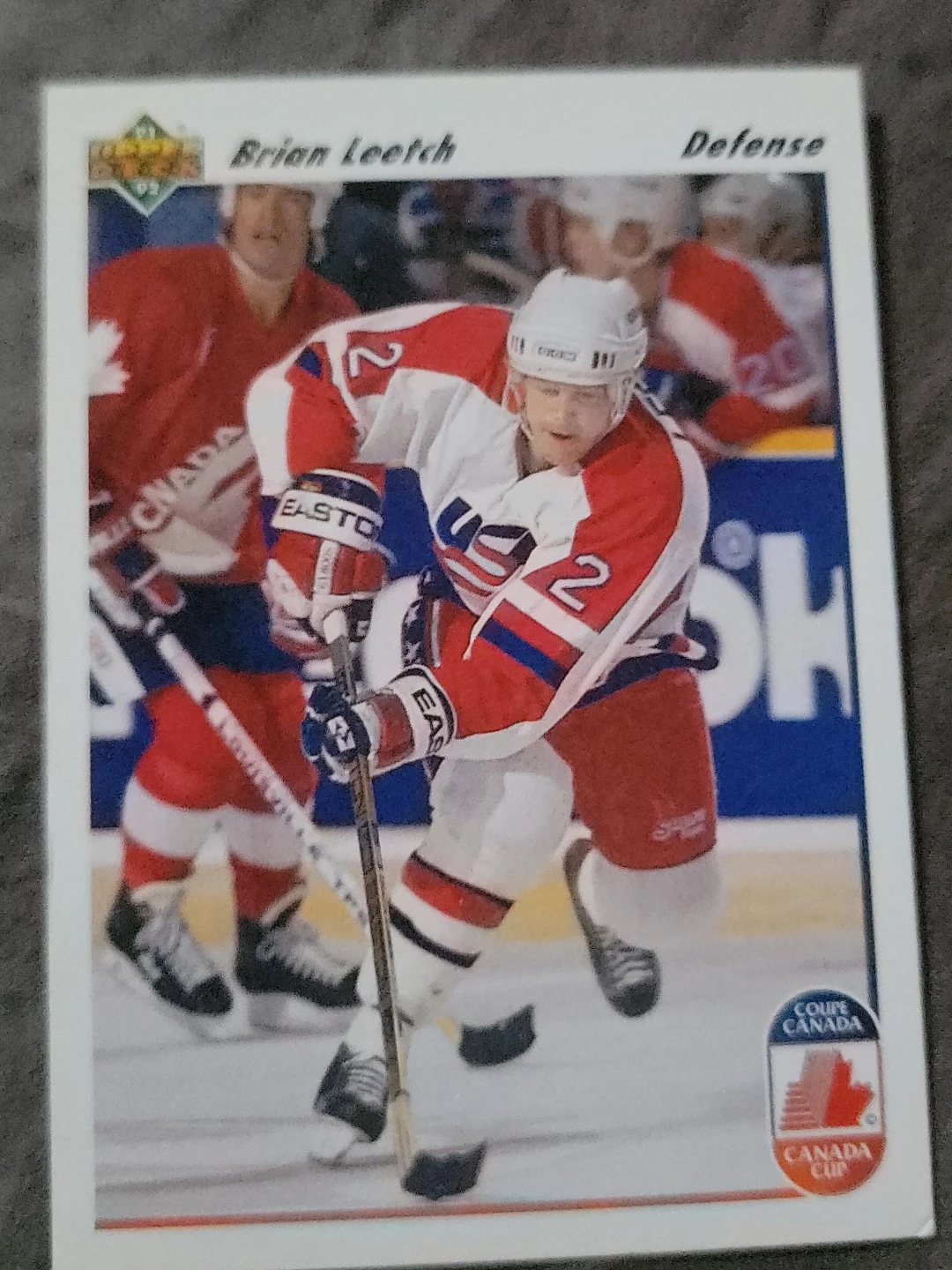 Upper Deck Brian Leetch Hockey Card