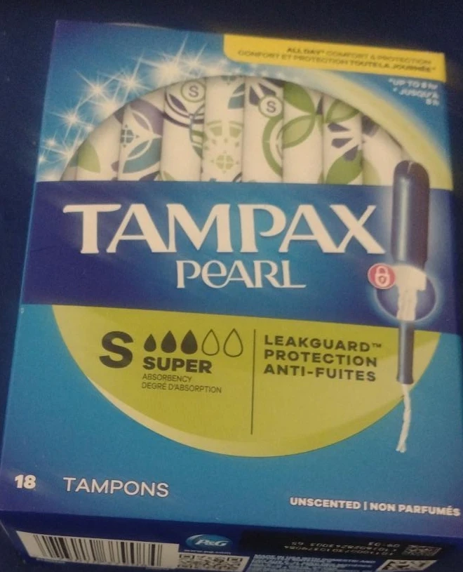 Tampax Pearl Super Absorbency Tampons