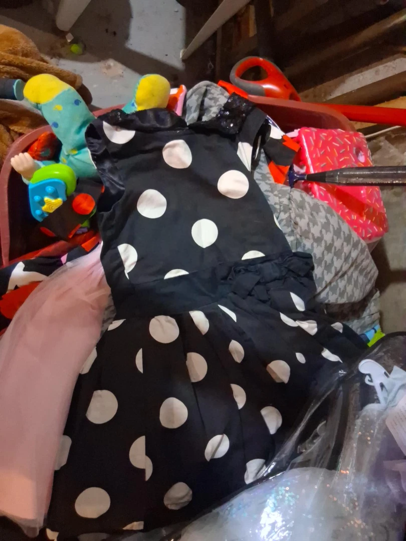Black and White Polka Dot Dress