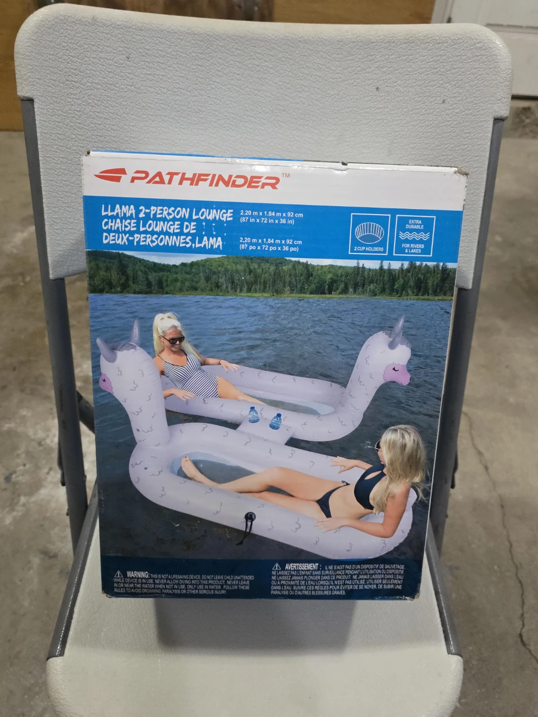Pathfinder Llama 2-Person Lounge Float