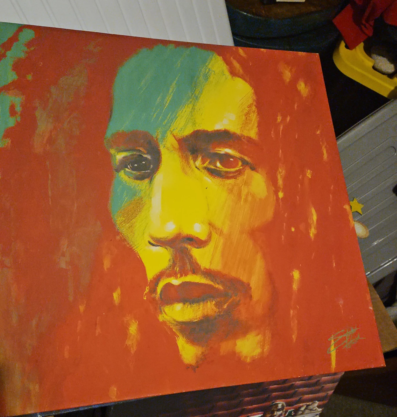 Bob Marley Portrait Canvas Art