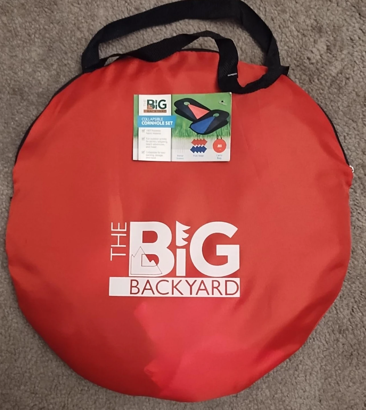 The Big Backyard Collapsible Cornhole Set