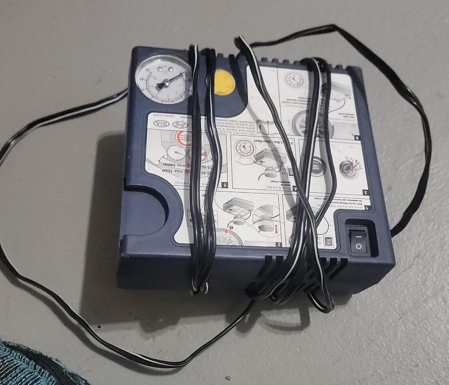 Kia Tire Inflator Compressor