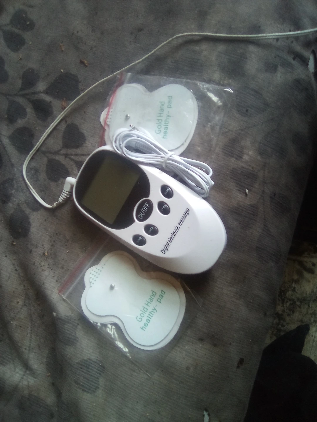 Digital Electronic Massager with Electrode Pads