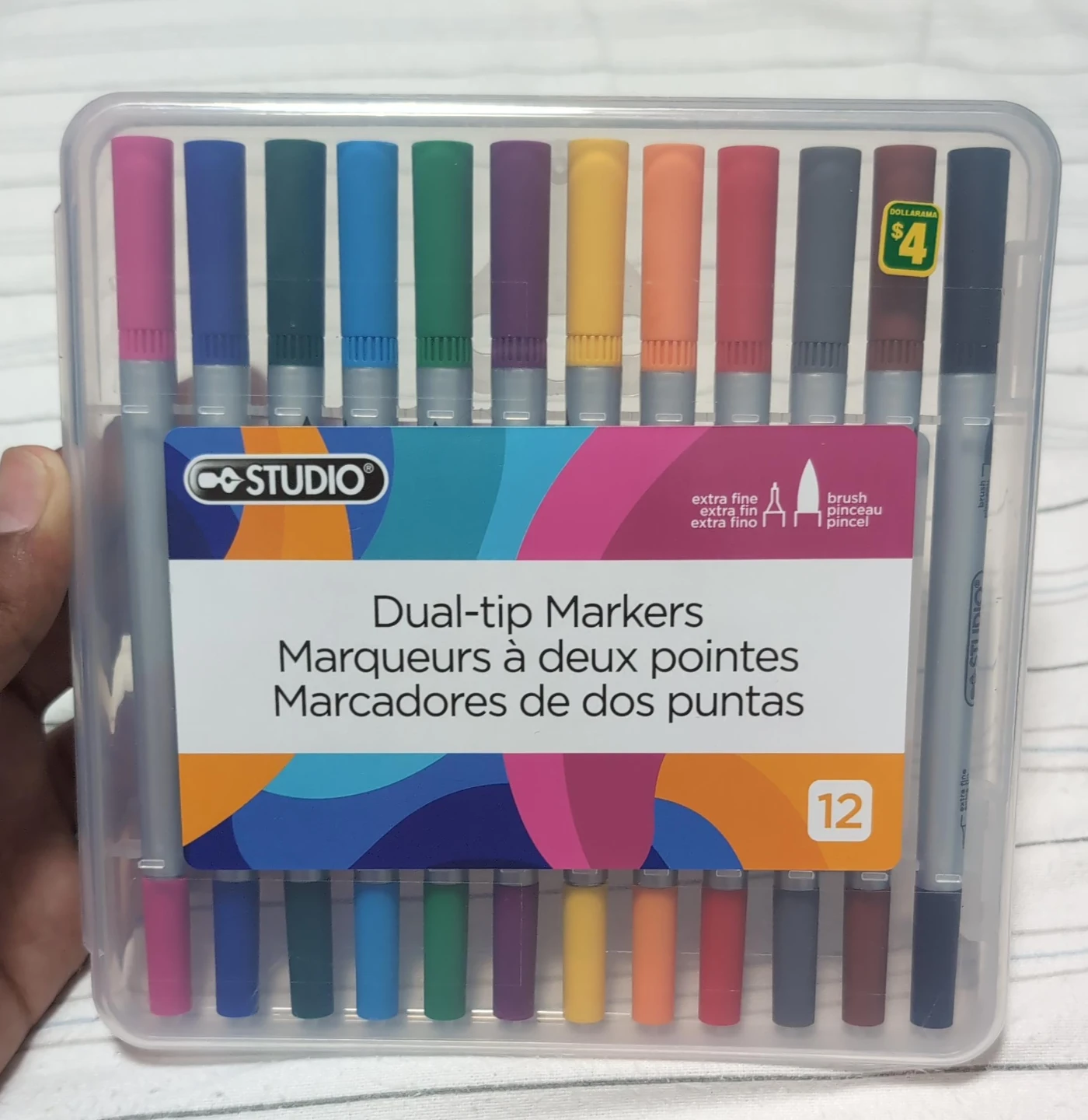 Studio Dual-Tip Markers - 12 Pack