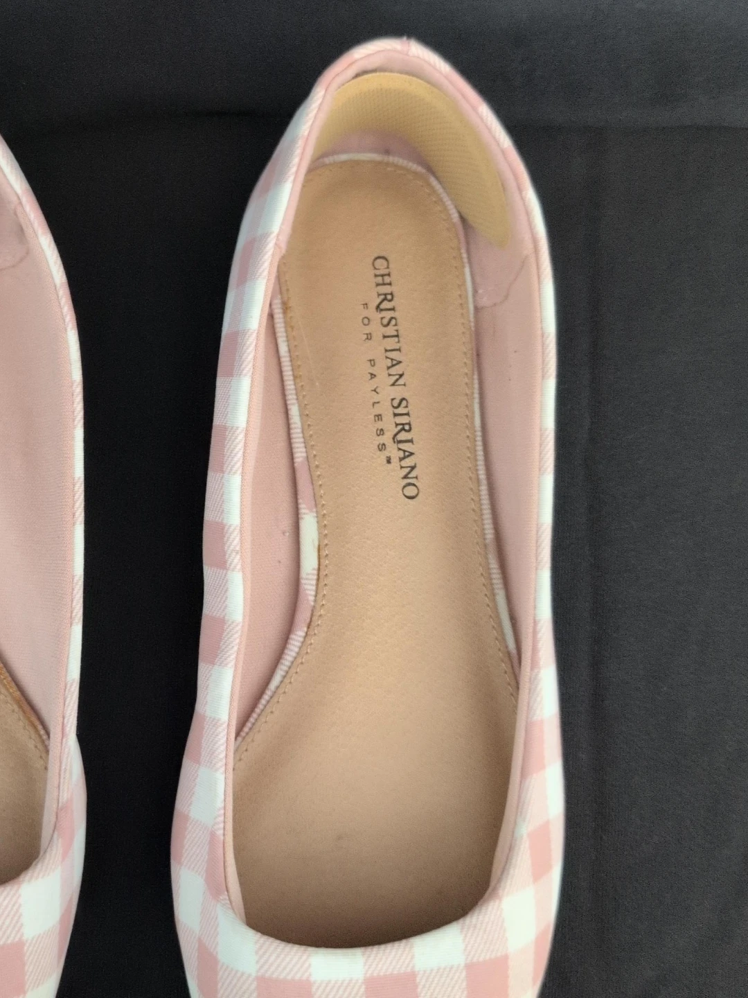 Christian Siriano for Payless Pink Gingham Flats