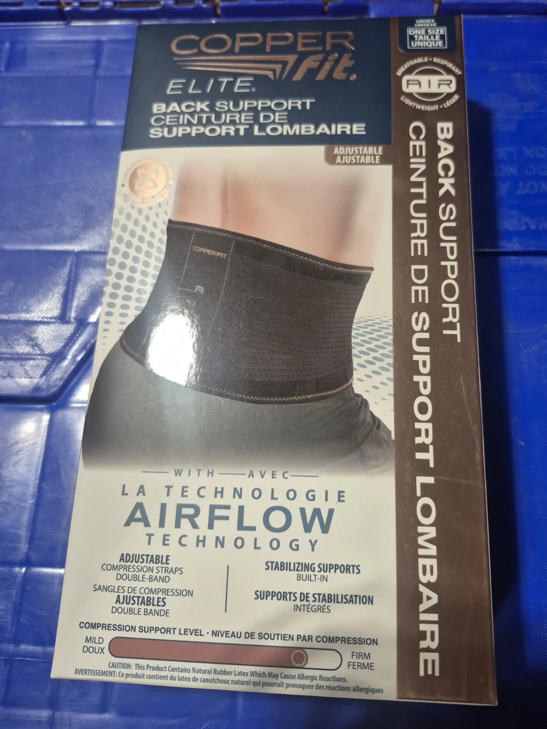 Copper Fit Elite Back Support Brace