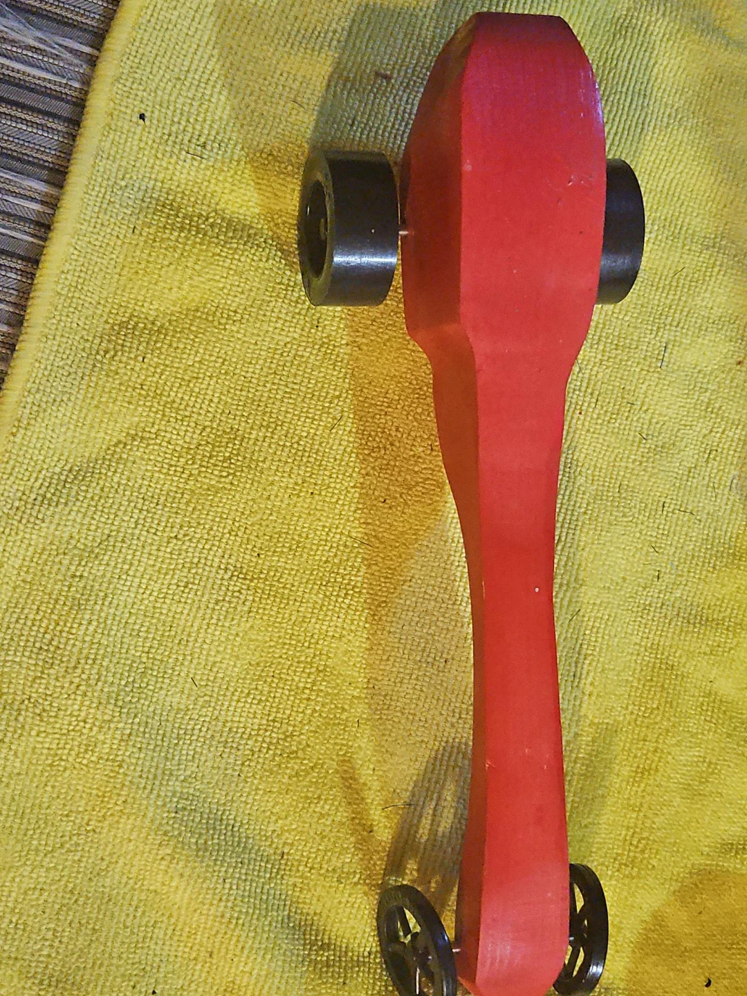 Red Wooden Toy Car