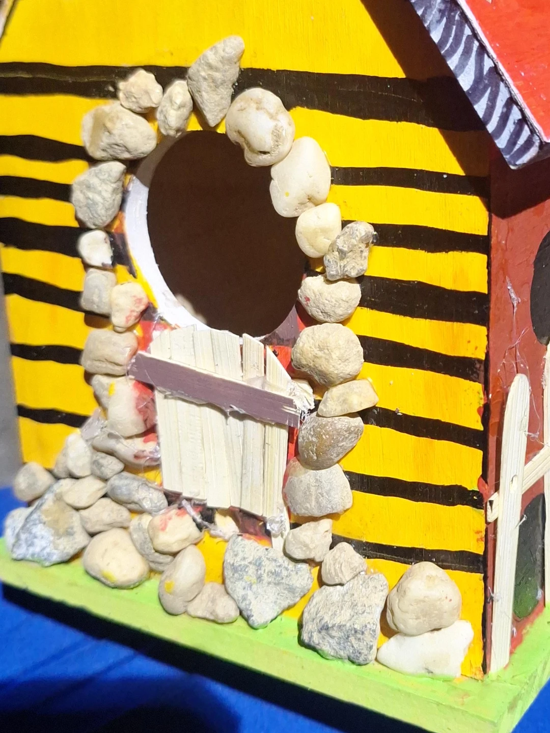 Homemade birdhouse