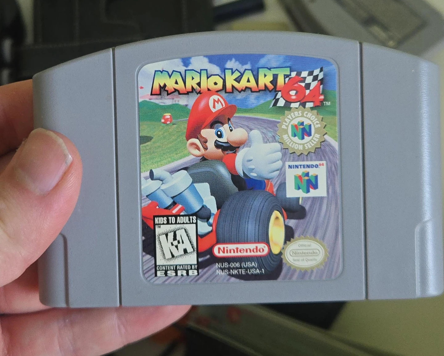 Mario Kart 64 Nintendo 64 Game Cartridge