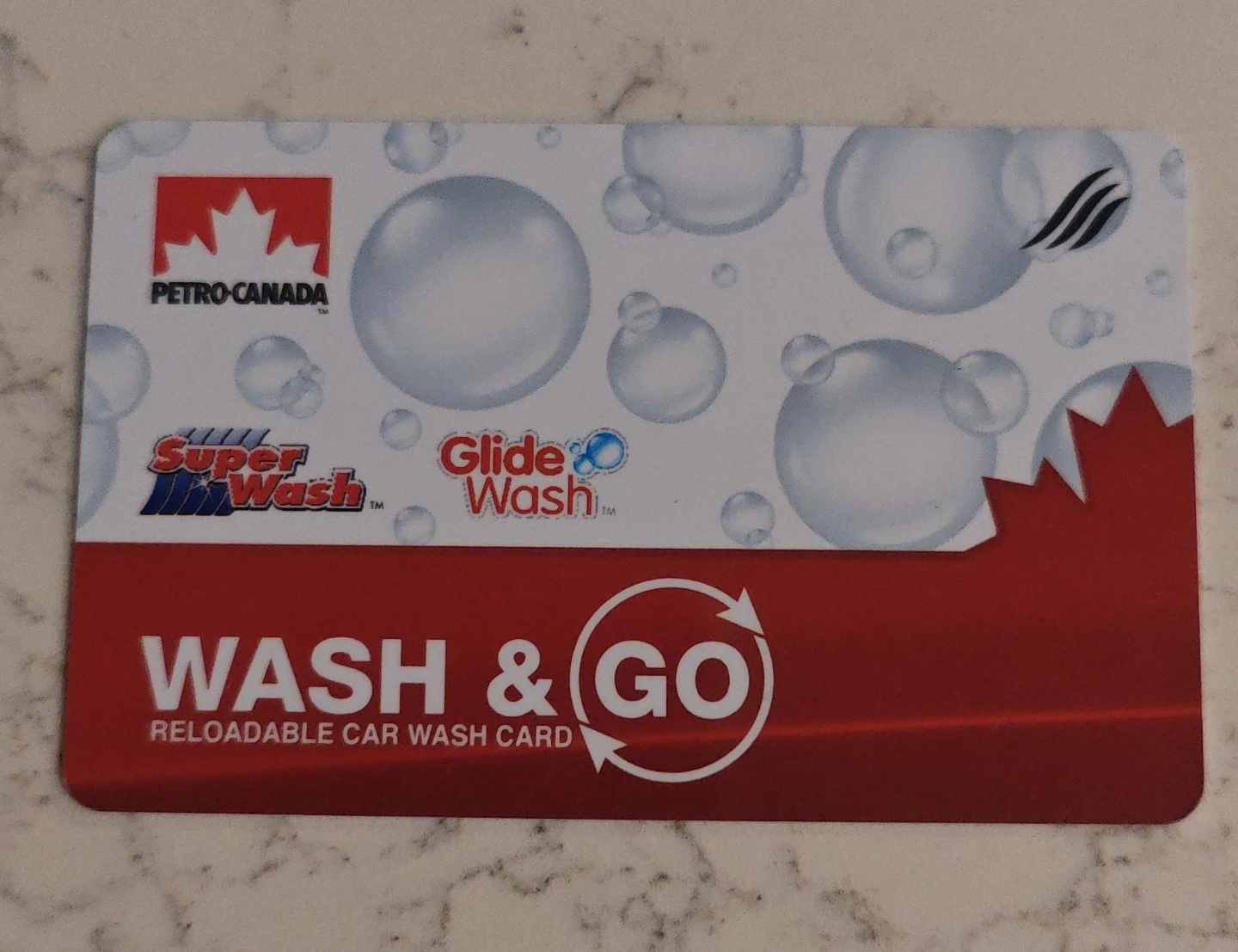Petro-Canada Wash & Go Car Wash Card