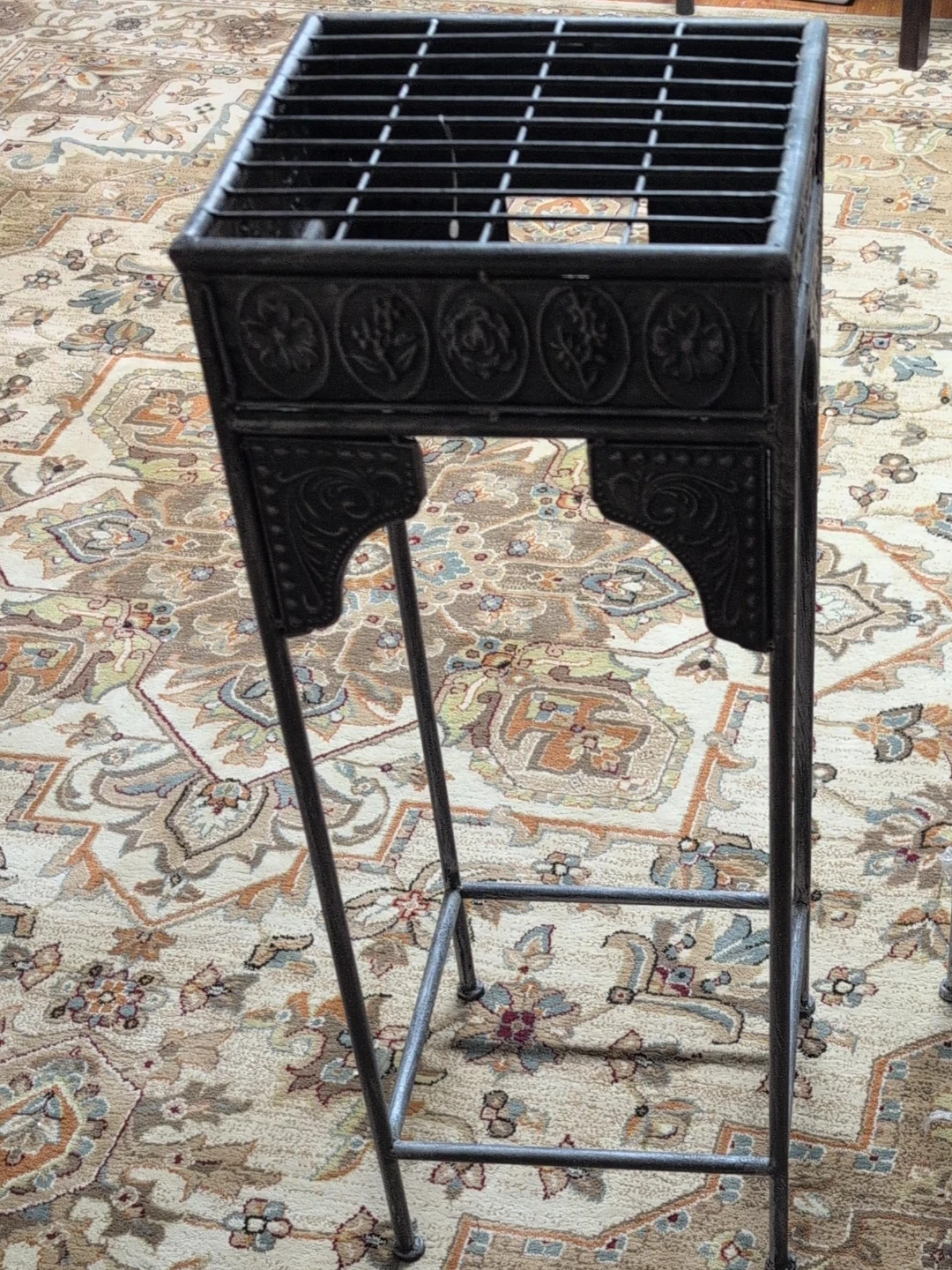 Ornate Metal Plant Stand two for $38