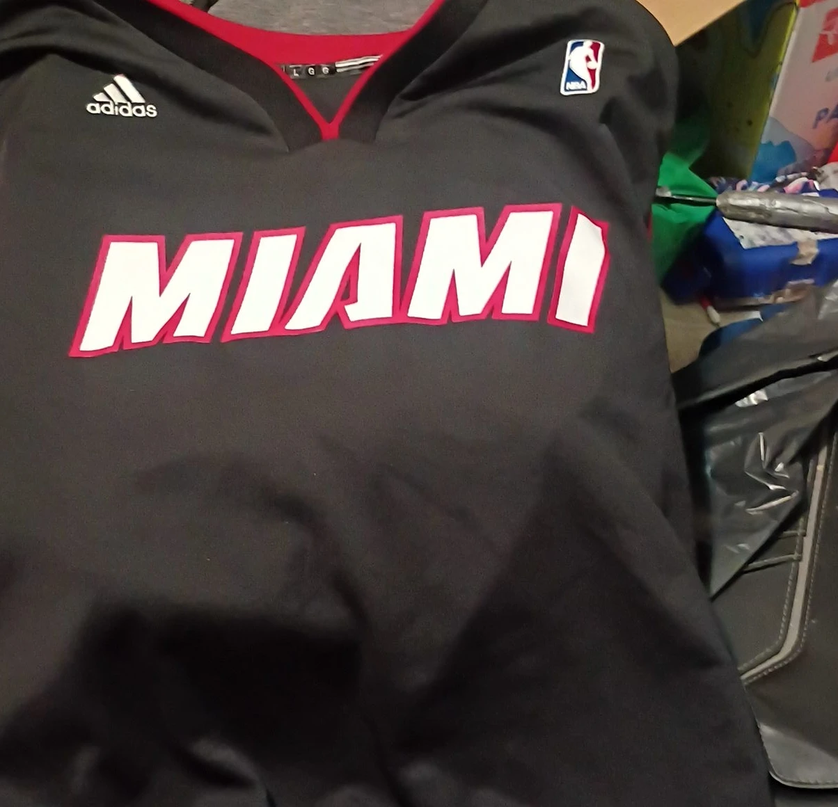 Adidas Miami Heat NBA Basketball Jersey Top