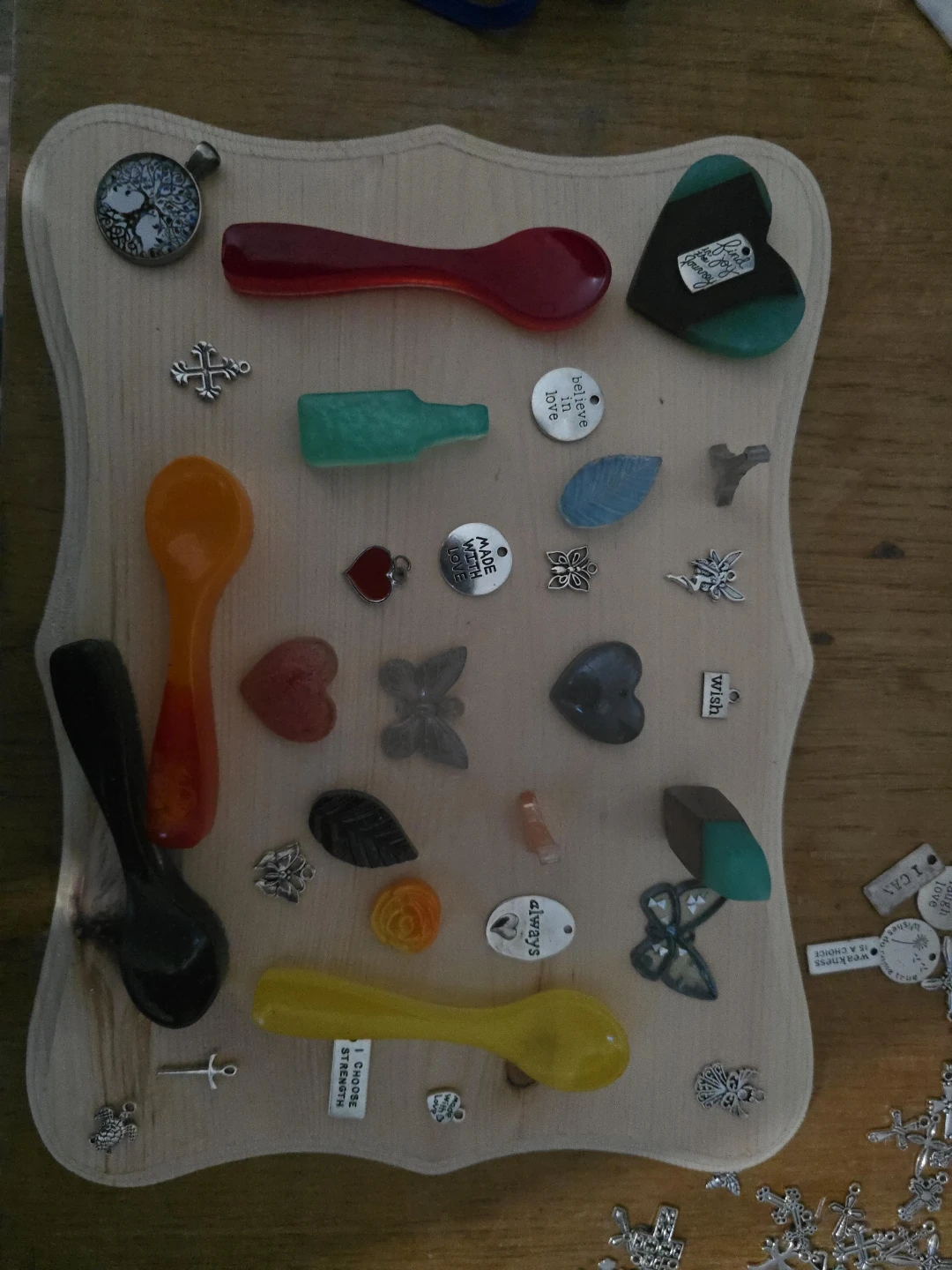 Hand made Resin Spoon Charms and Pendants.  Make me a offer