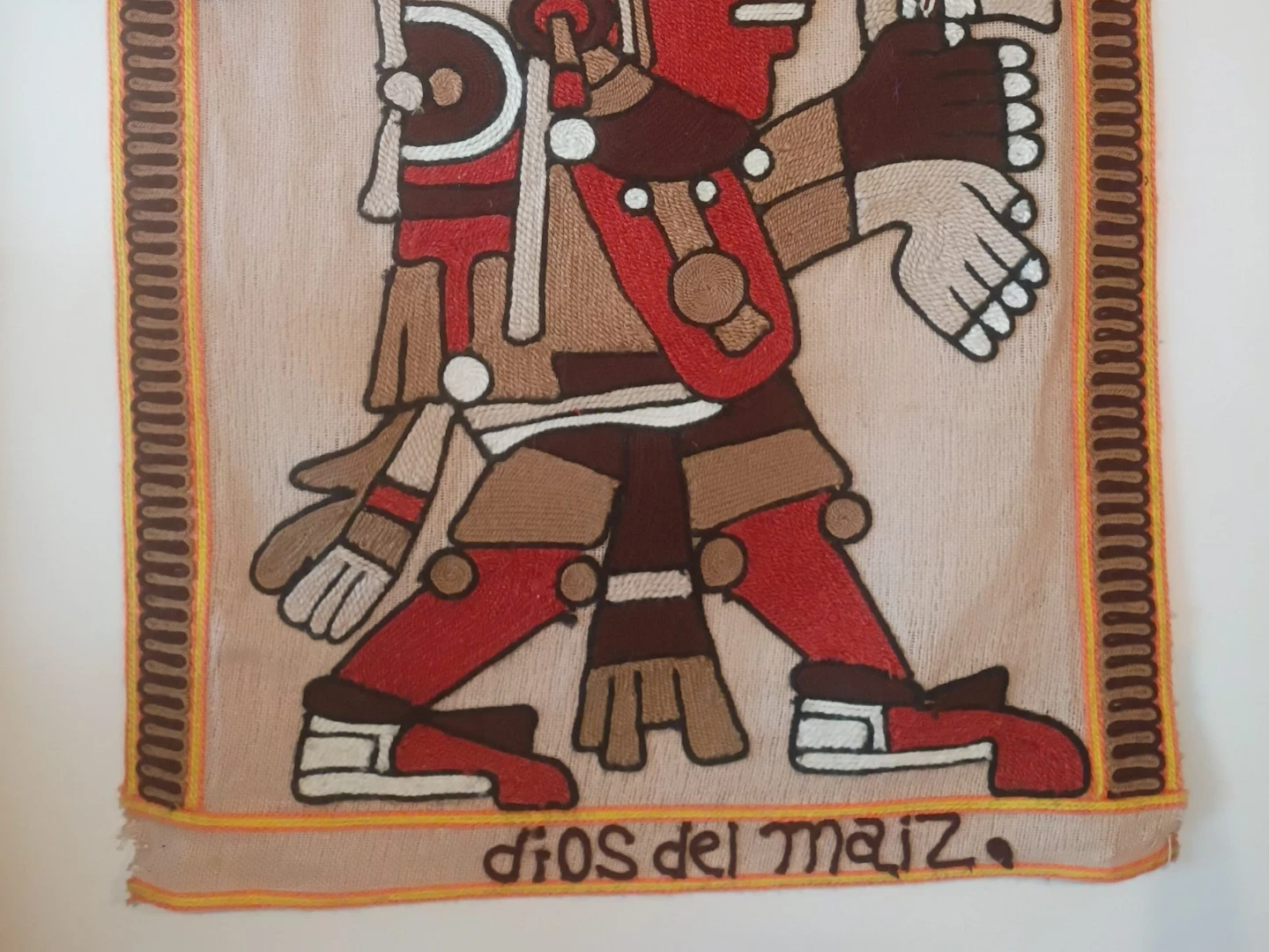 Woven Wall Hanging Dios del Maiz