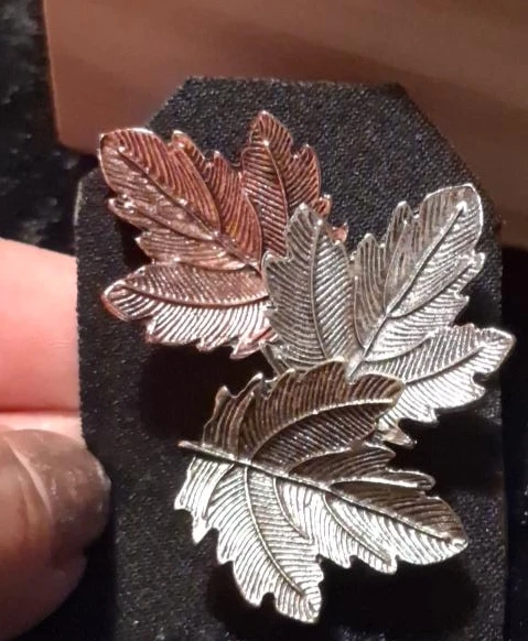 Maple Leaves Brooch