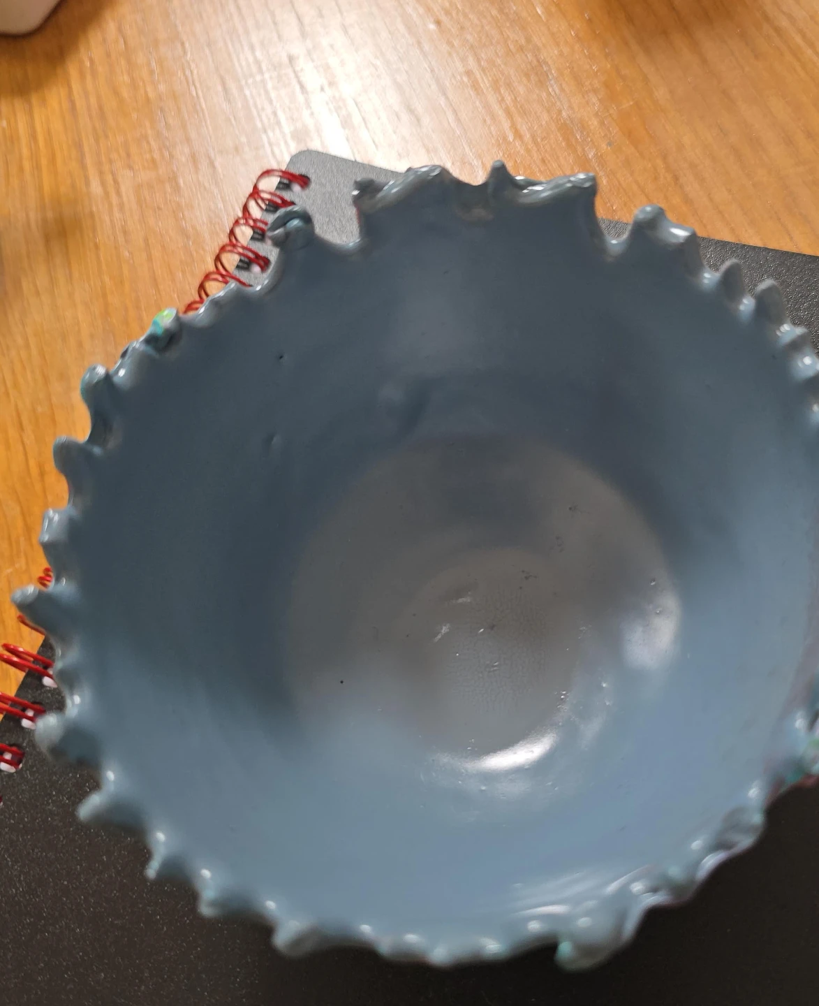 Homemade Blue Decorative Bowl