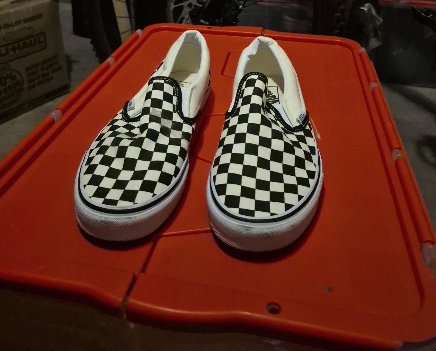 Vans Checkerboard Slip-On Shoes