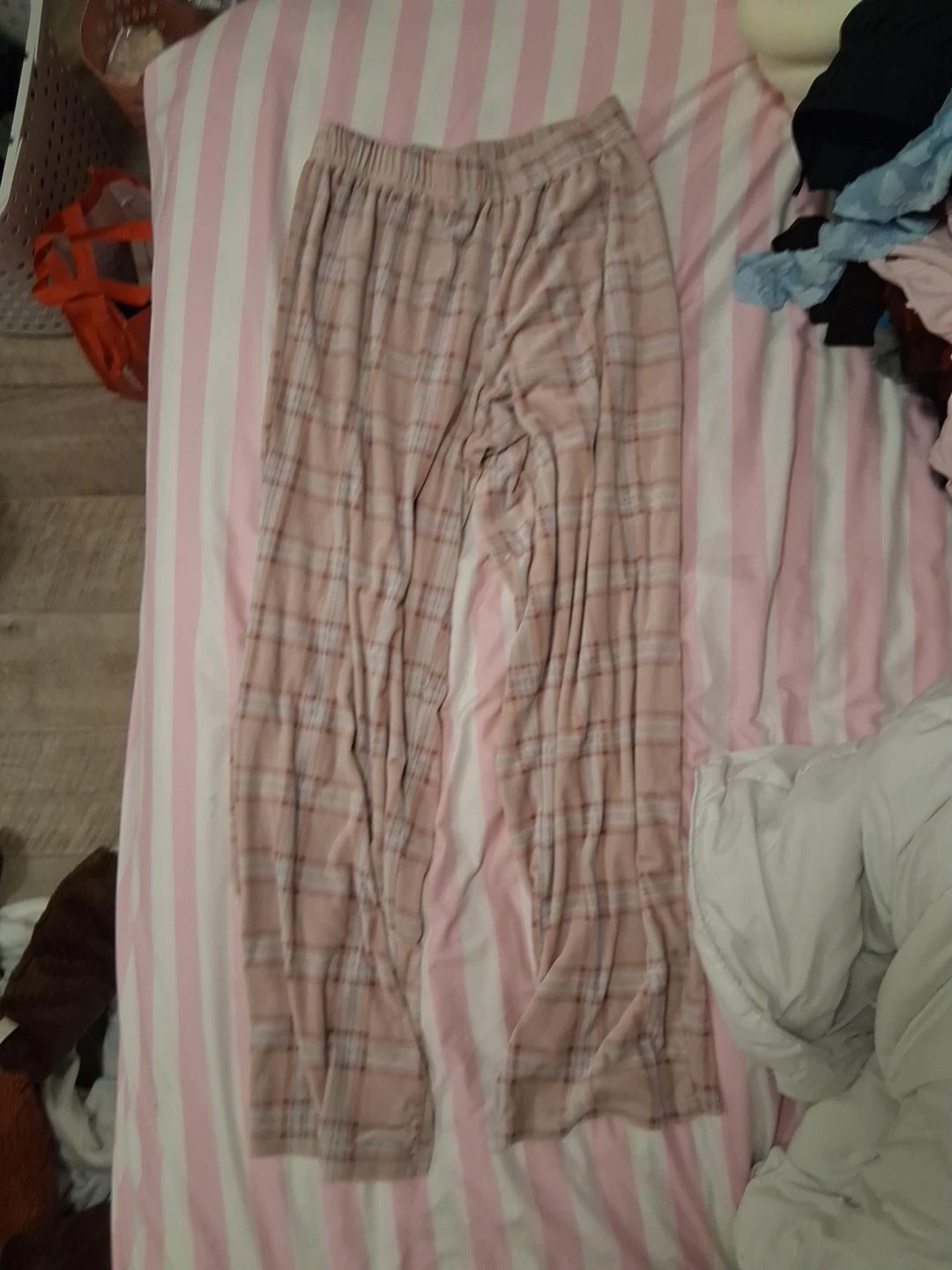 Pink Plaid Pajama Pants