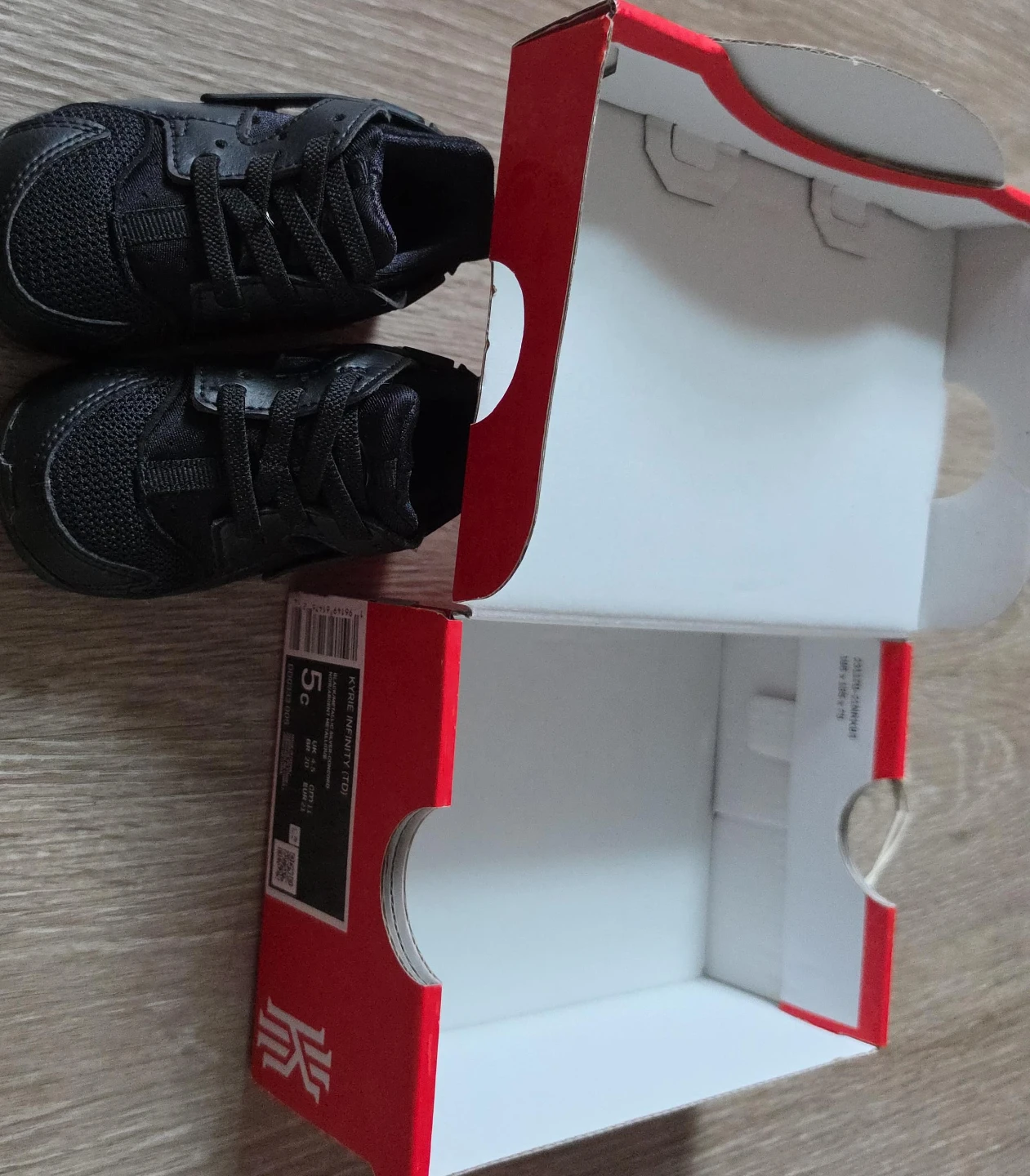 Nike Kyrie Infinity TD Toddler Shoes - Black - Size 5c