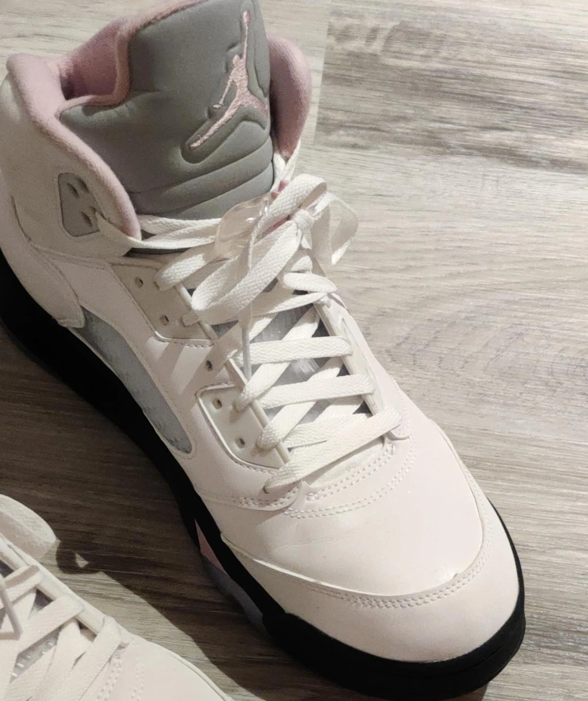 Jordan 5 Retro White Pink Grey