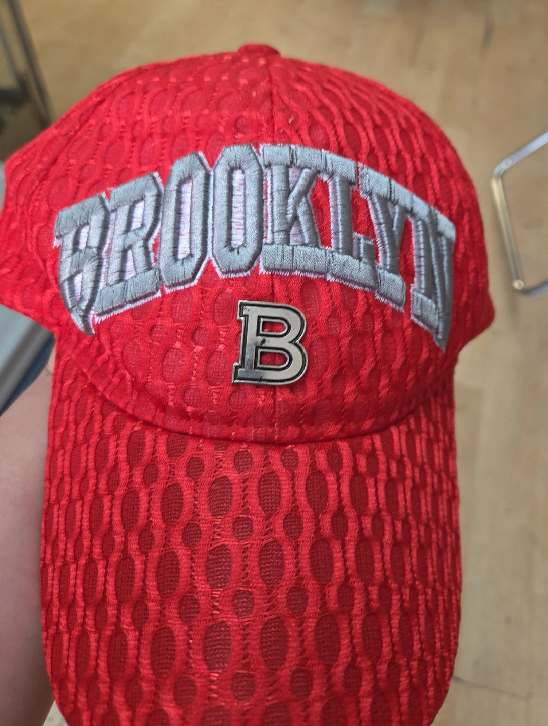 Red Brooklyn Baseball Cap