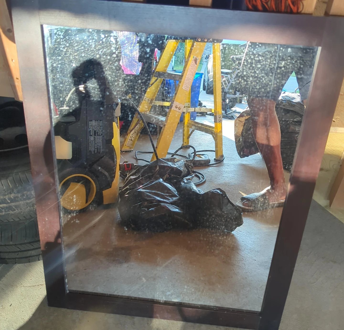 Square Framed Mirror