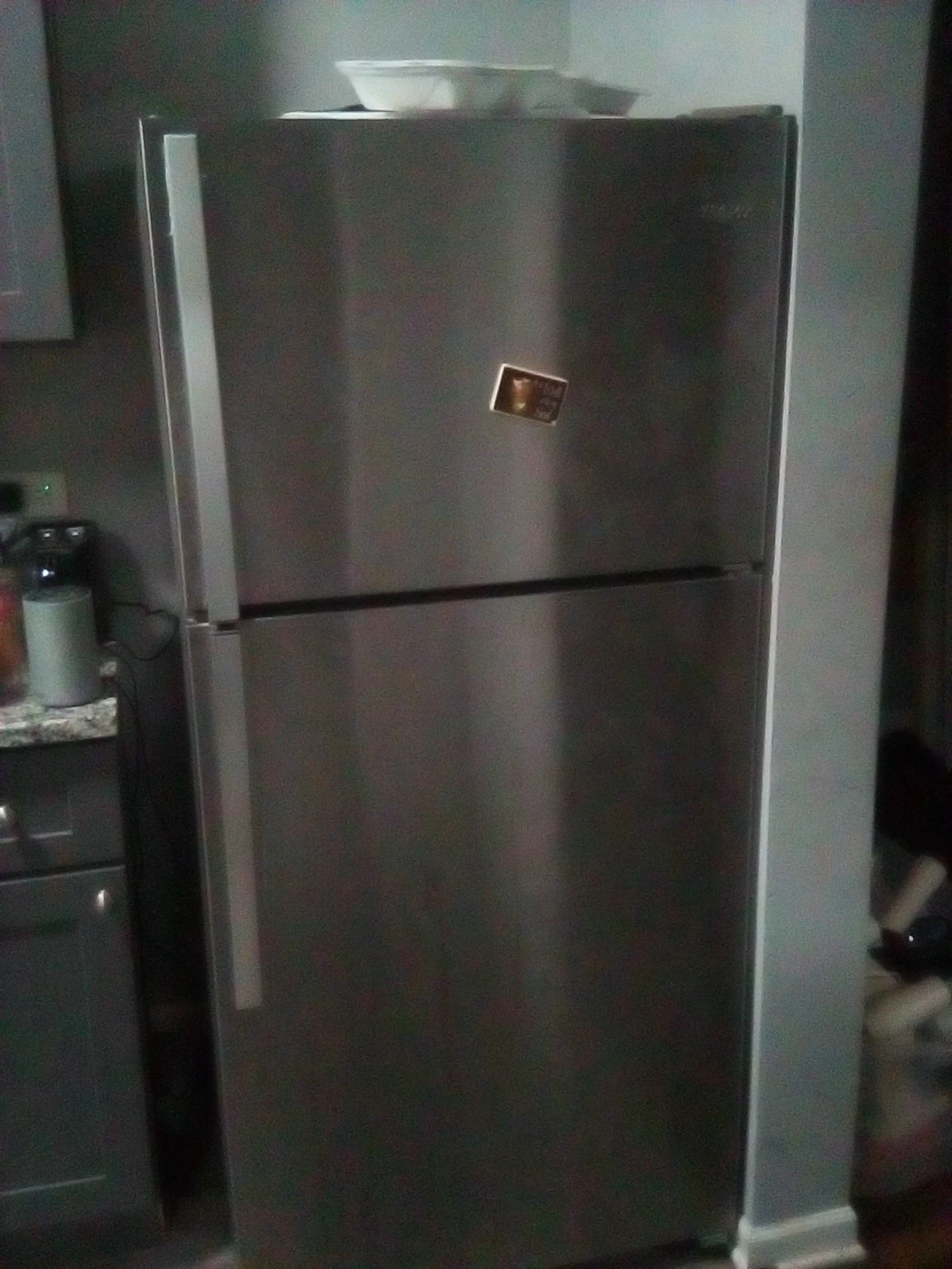 Stainless Steel Top Freezer Refrigerator