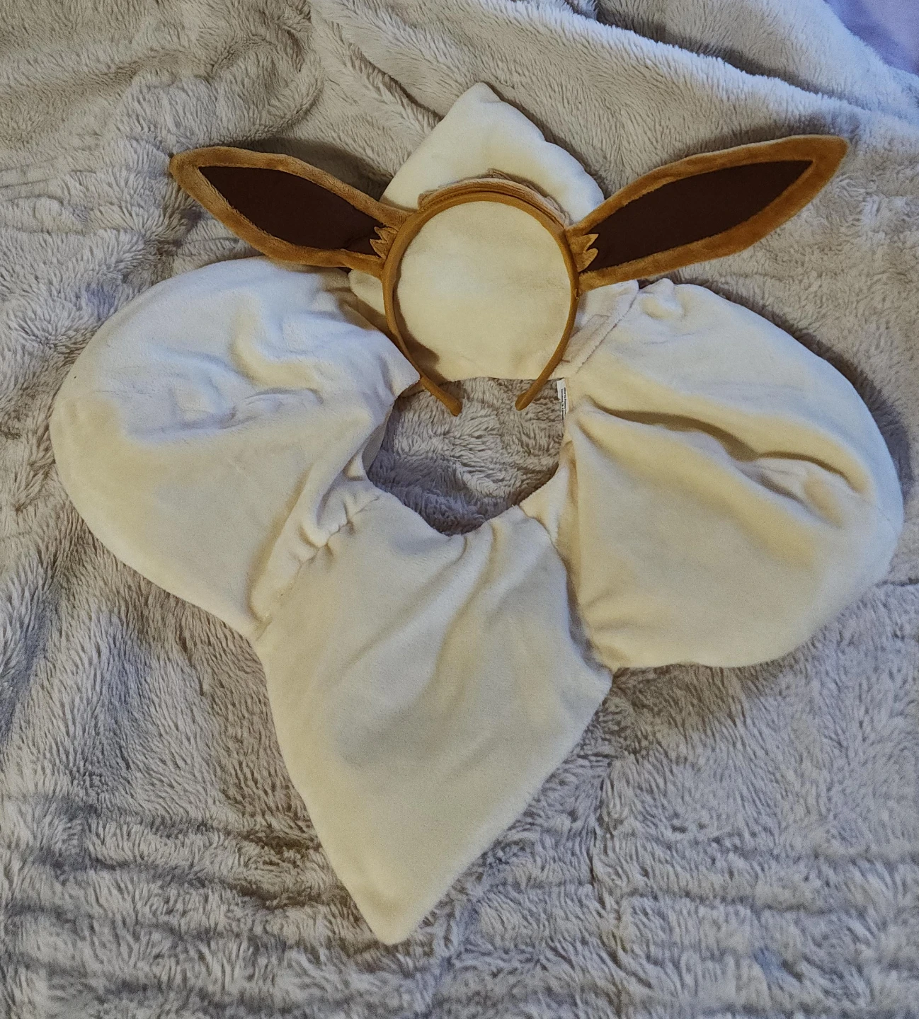 Eevee Costume headband and neck fluff