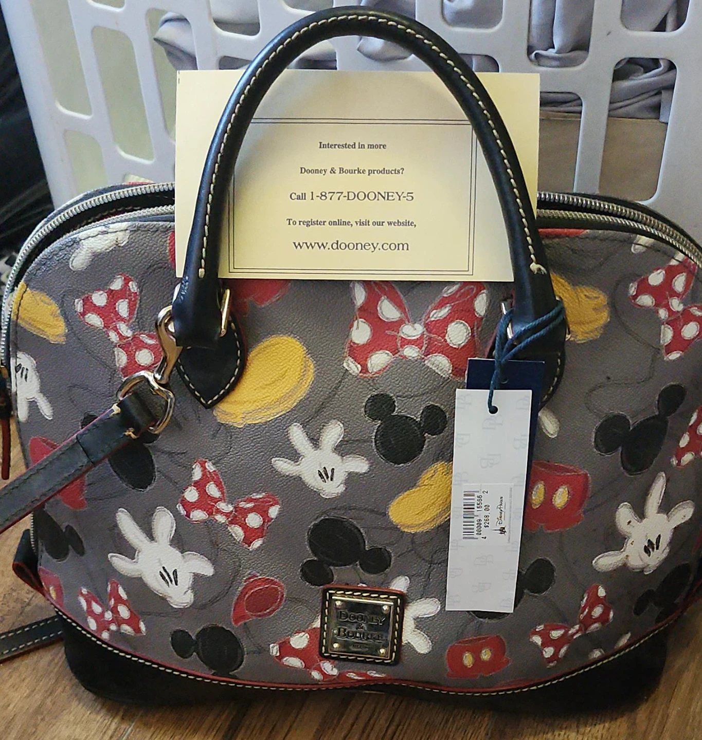 Dooney & Bourke Disney Mickey & Minnie Mouse Tote Bag
